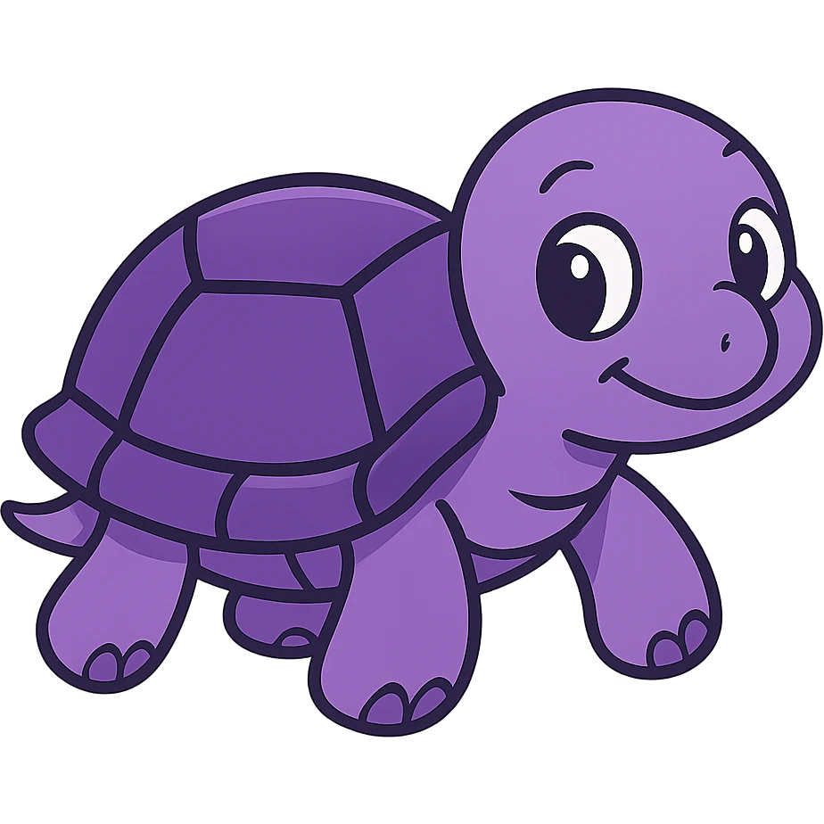 purple turtle emoji
