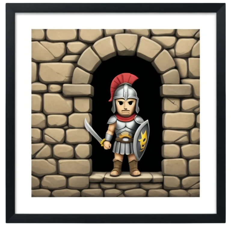 Spartan soldier barrack emoji