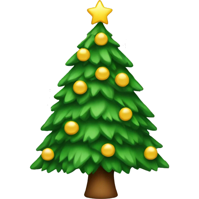Christmas tree emoji