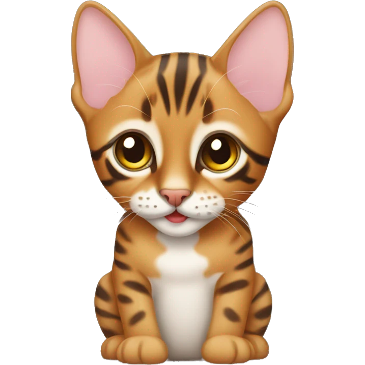 bengal kitten emoji