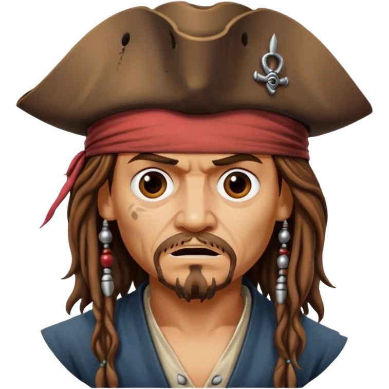 jack sparrow disgust emoji