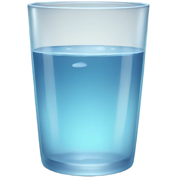 glass of water emoji