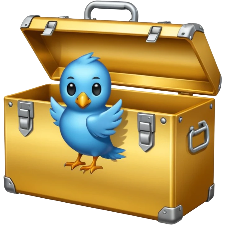 twitter with a toolbox emoji