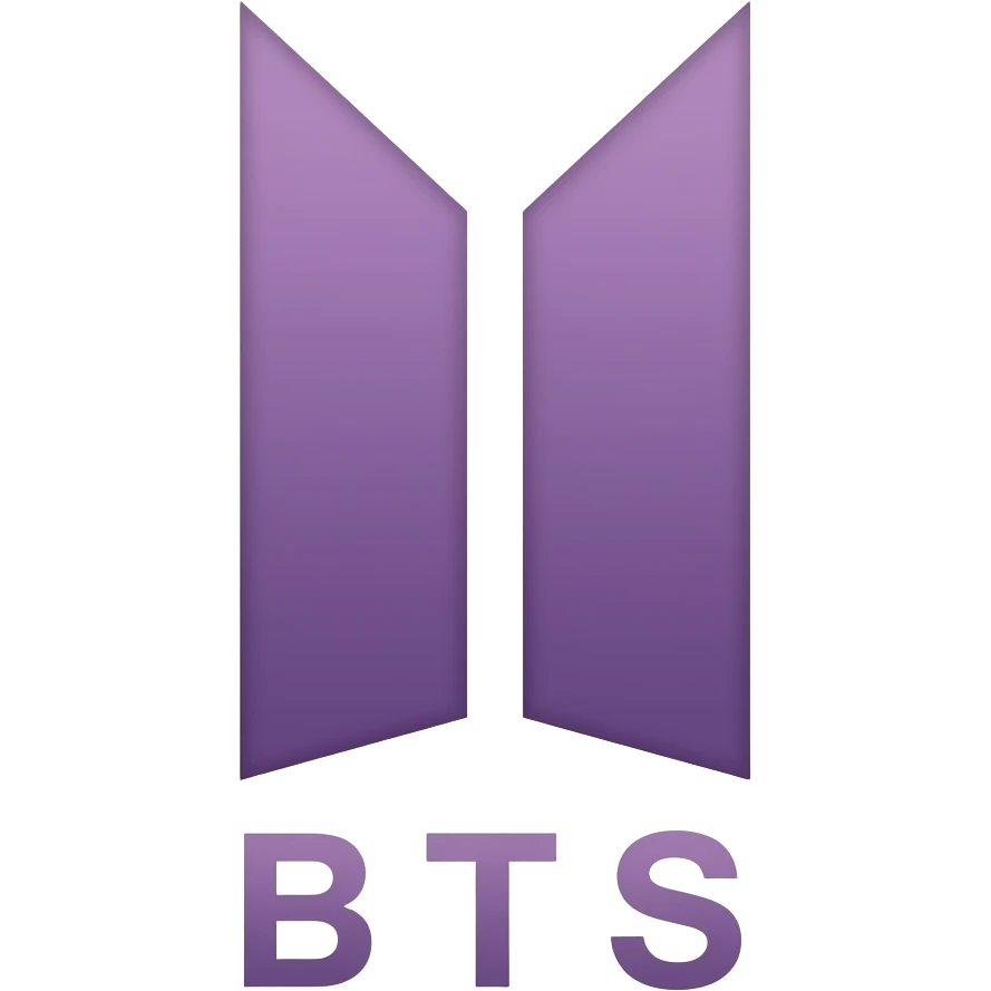 BTS logo purple emoji