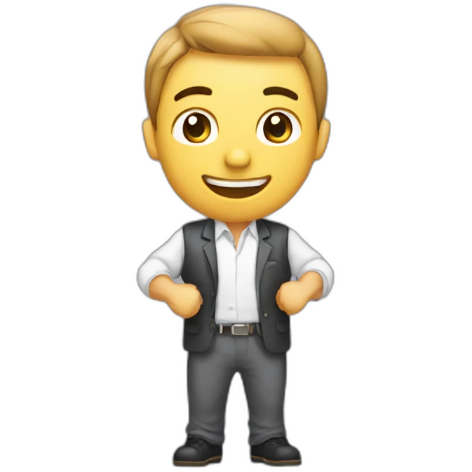 hombre comprando anillo de compromiso emoji