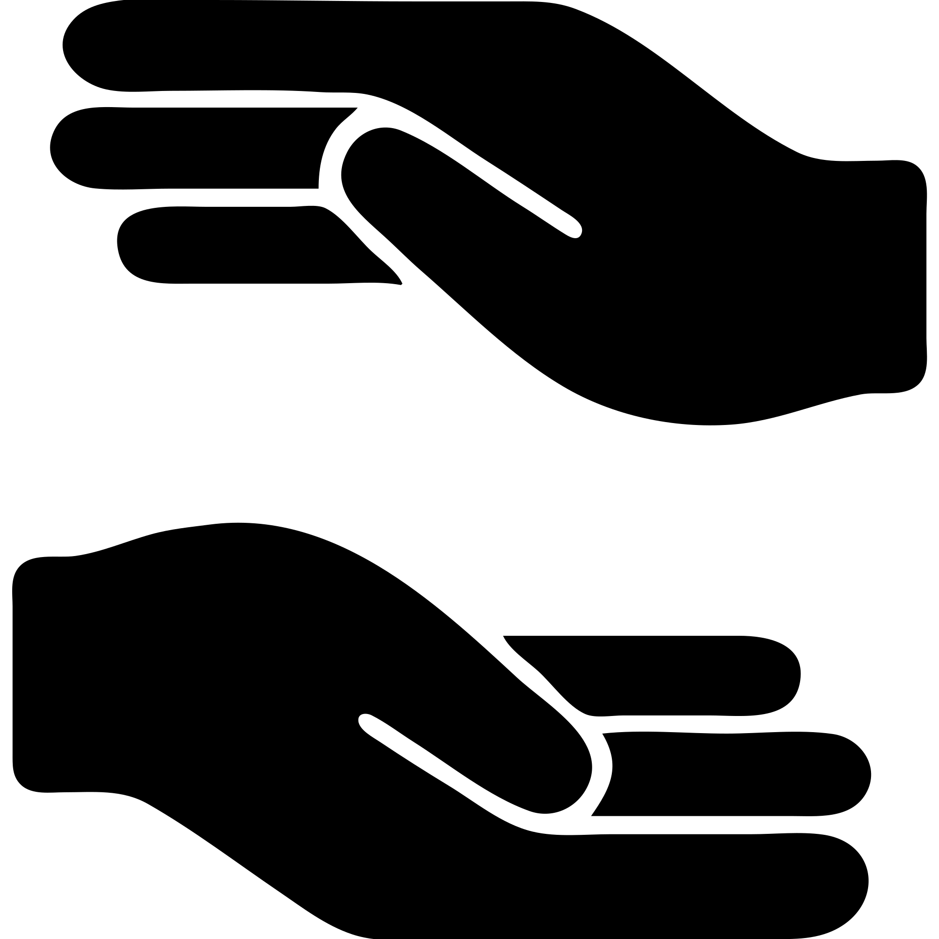 hands in the shape of the letter Z emoji