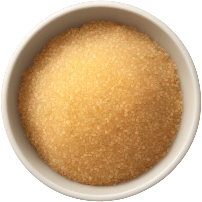 a bowl of cooked quinoa emoji