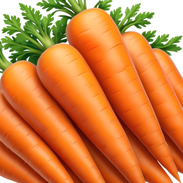 portrait of carrot emoji