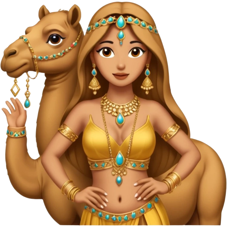 belydancer camel emoji
