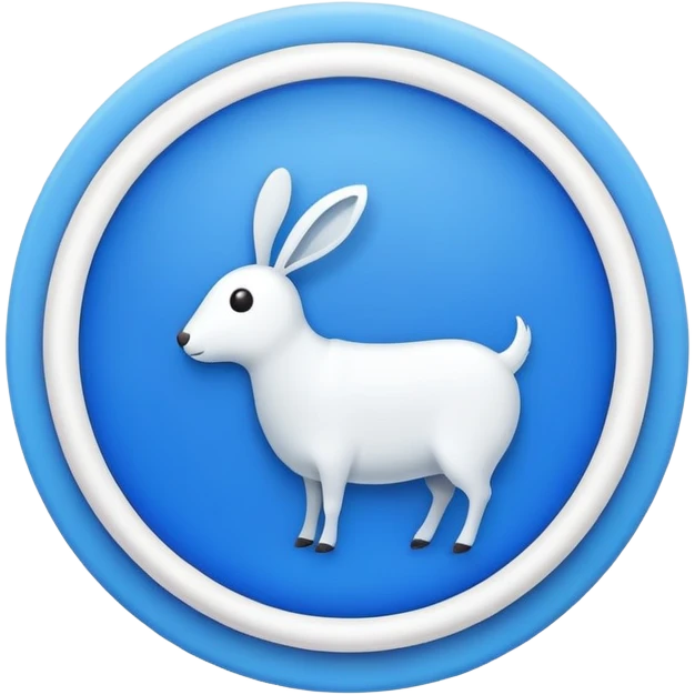 White tick in a blue circle  emoji