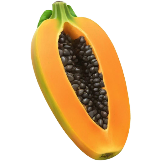Realistic Papaya  emoji
