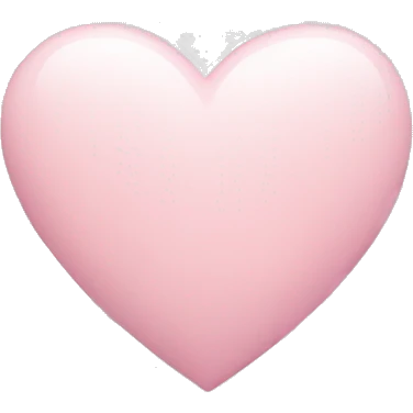 light pink heart with clouds emoji
