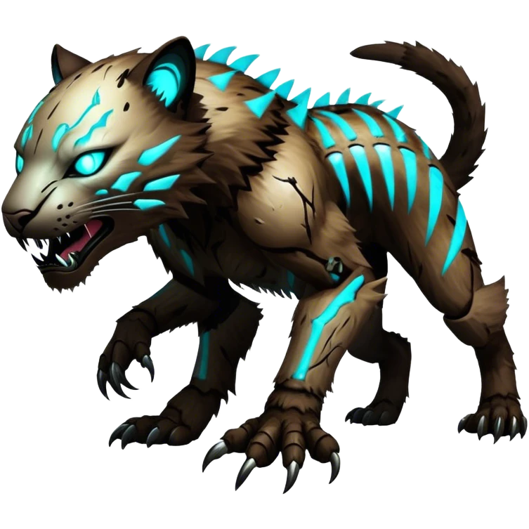 dead space monster Murkfang Panther emoji