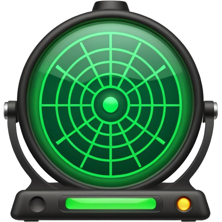 generate ultra realistic green radar
 emoji