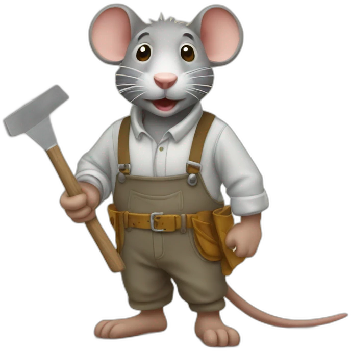 rat carpenter emoji