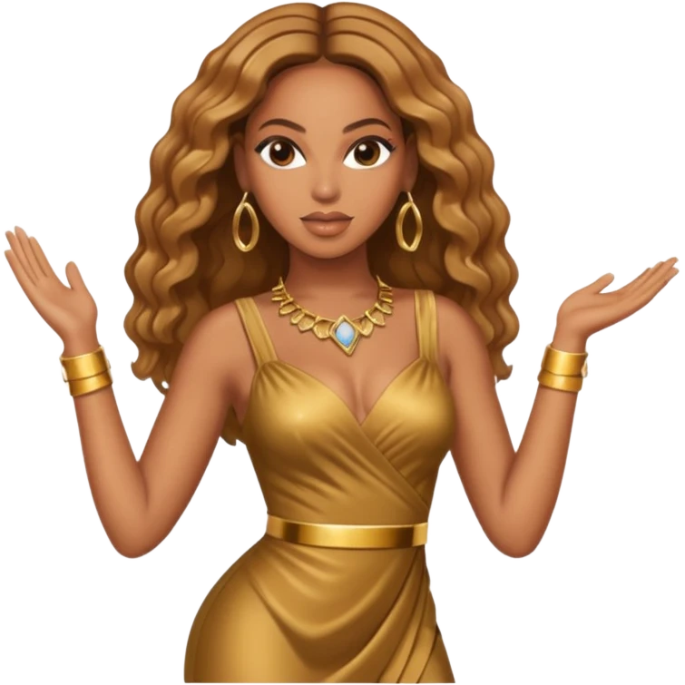 Beyonce from Destiny's Child emoji