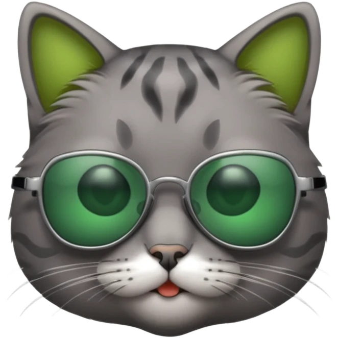 Cat wearing sunglasses emoji