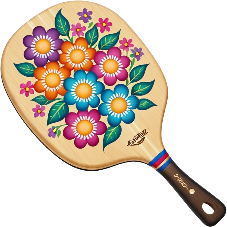 flower pickleball paddle  emoji