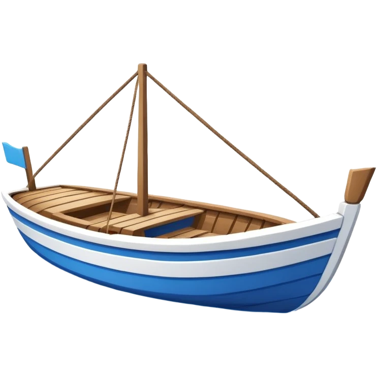 boat in cartoon  emoji
