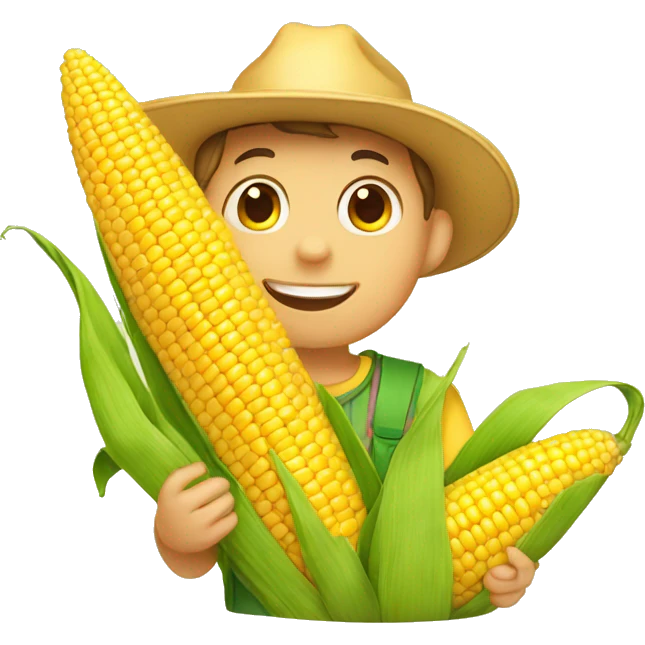 Corn kid emoji