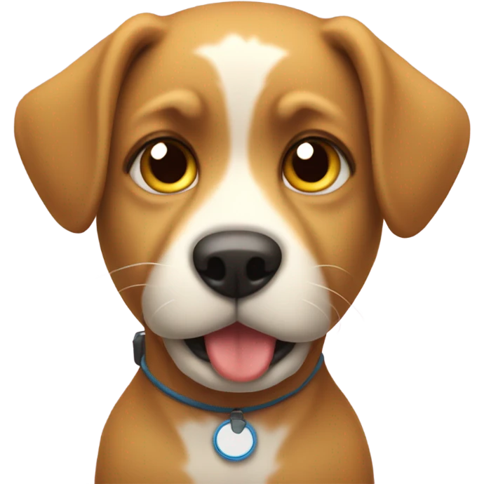 Perrito usando celular  emoji