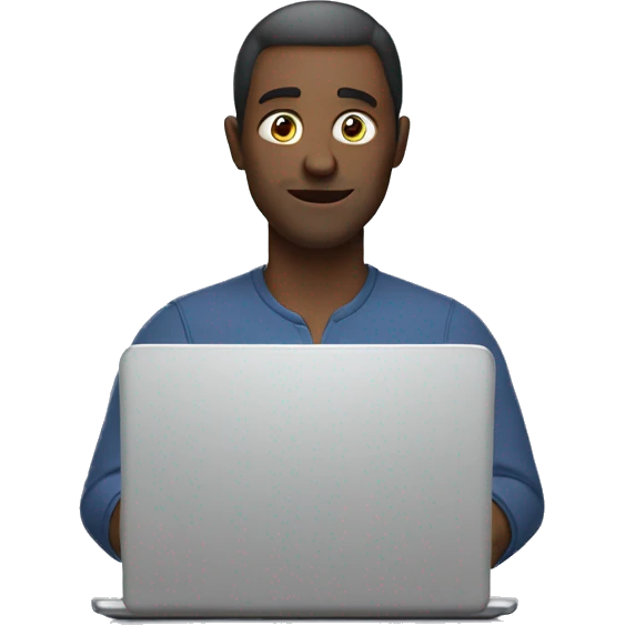 man with laptop emoji