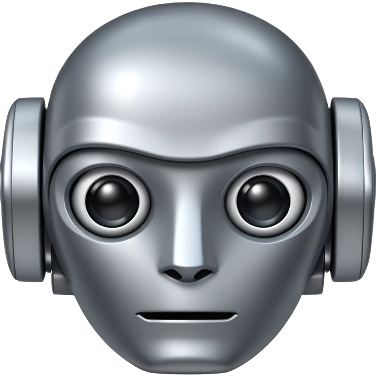 robot face emoji
