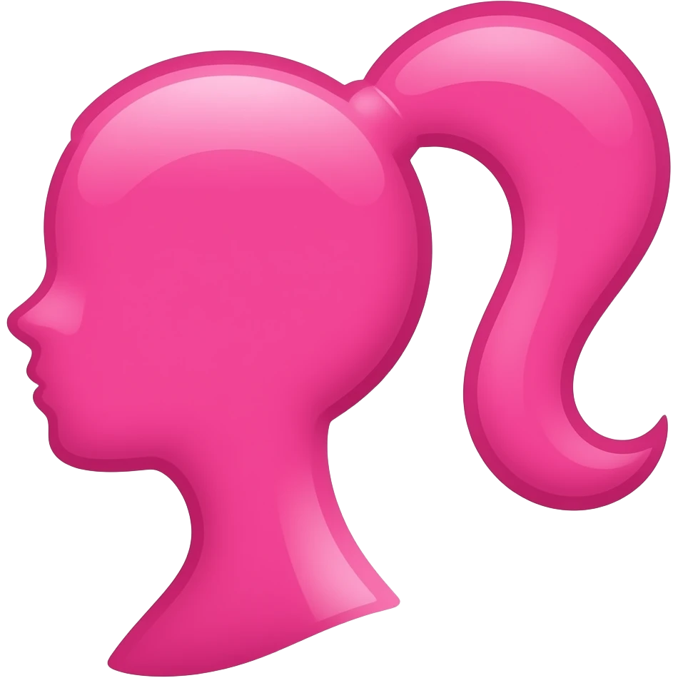 Símbolo da barbie emoji