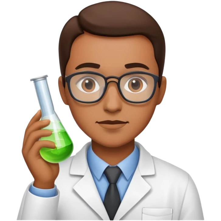 scientist realistic emoji