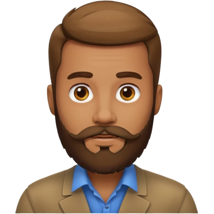 different beard emoji