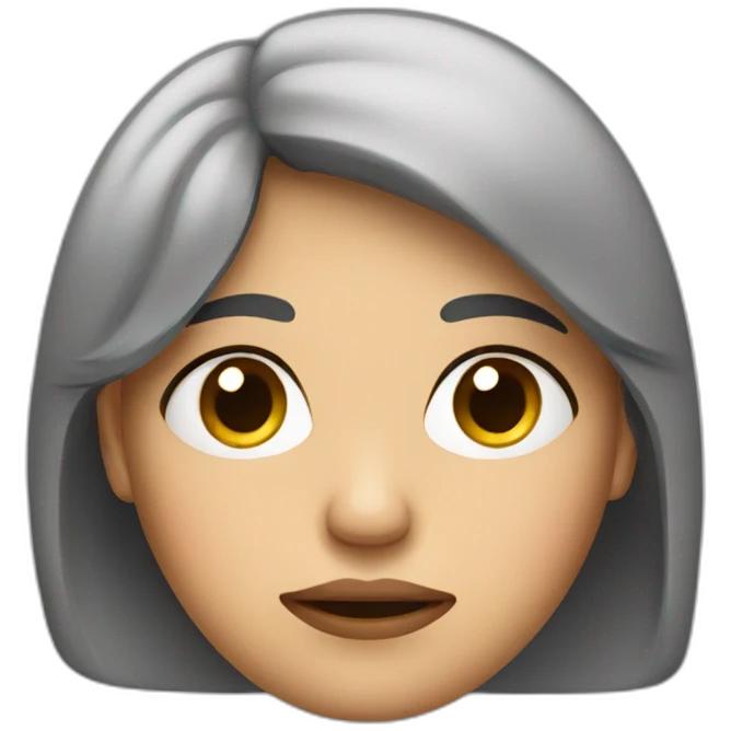 frowning woman emoji