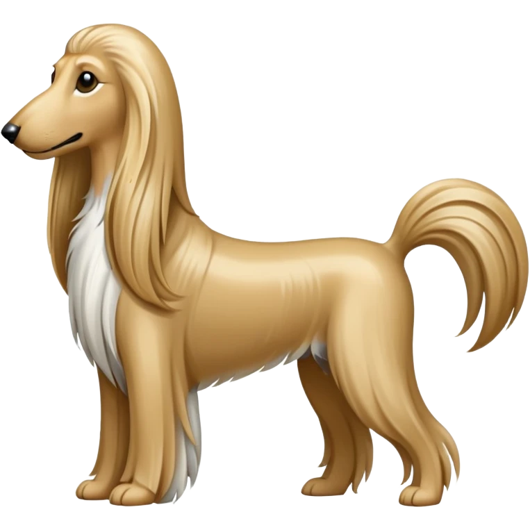 Afghan hound emoji