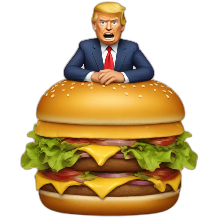 trump-eating-giant-burger emoji