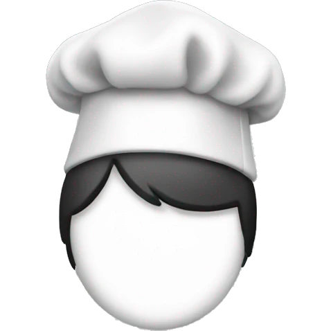 empty chef toque emoji