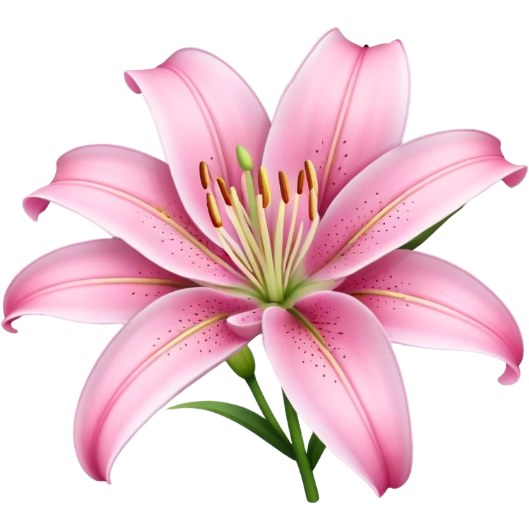 lily flower pink emoji