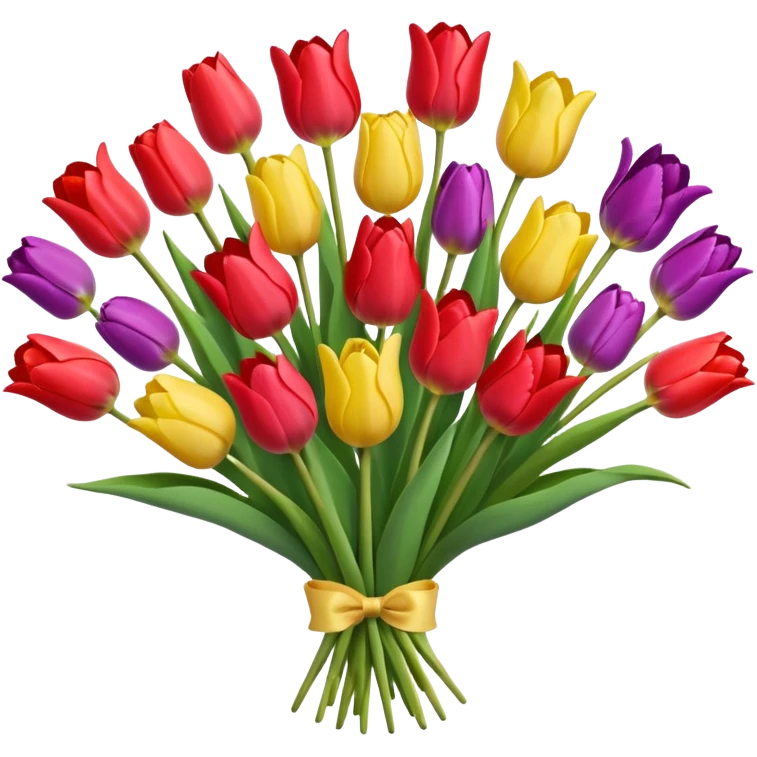 tulip bouquet emoji