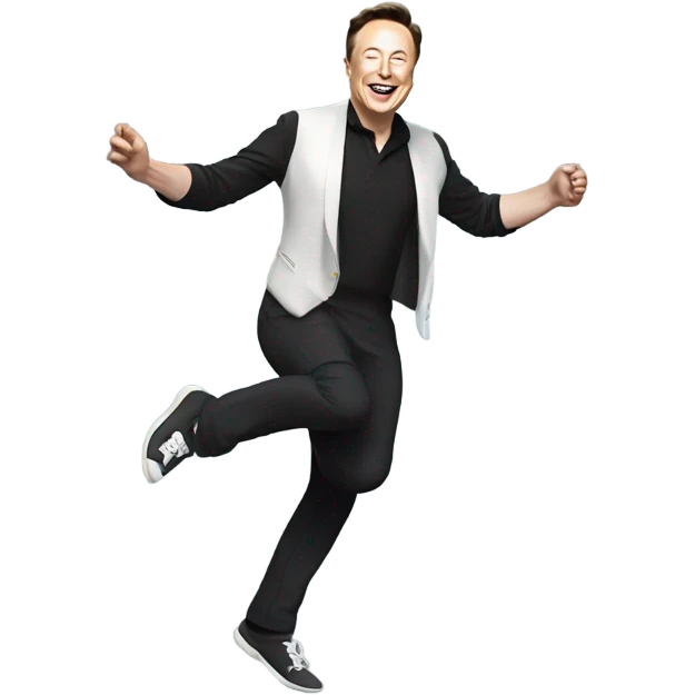 elon musk happy dance emoji