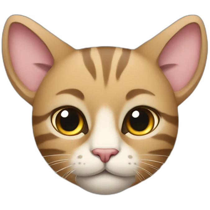 Gato con orejas de elefante emoji