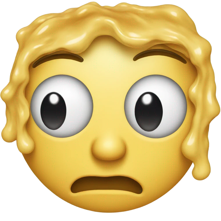 Melting face emoji