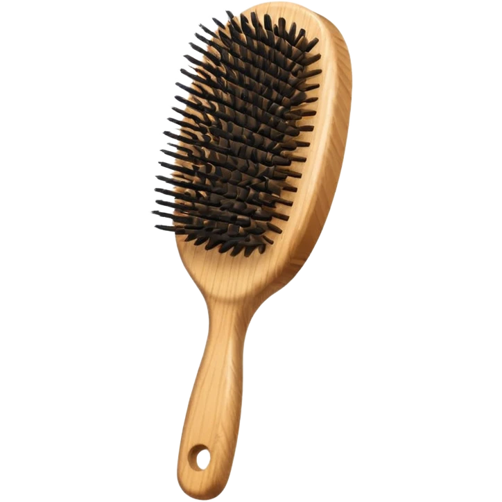 Hair brush emoji