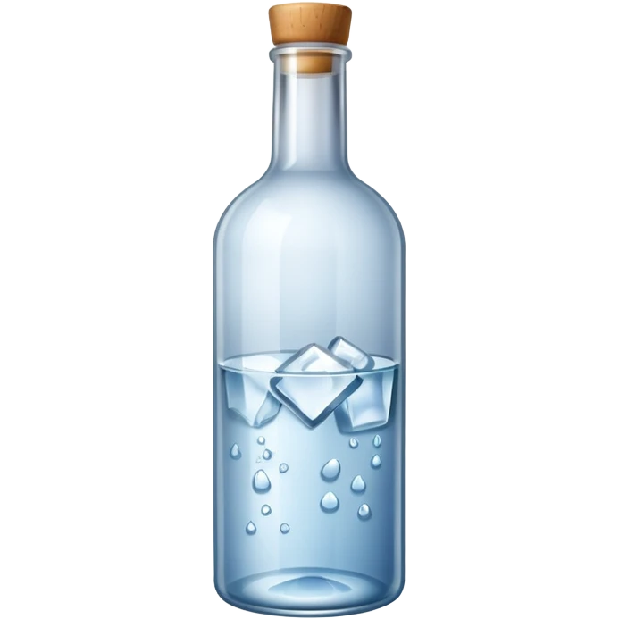 Vodka bottle emoji