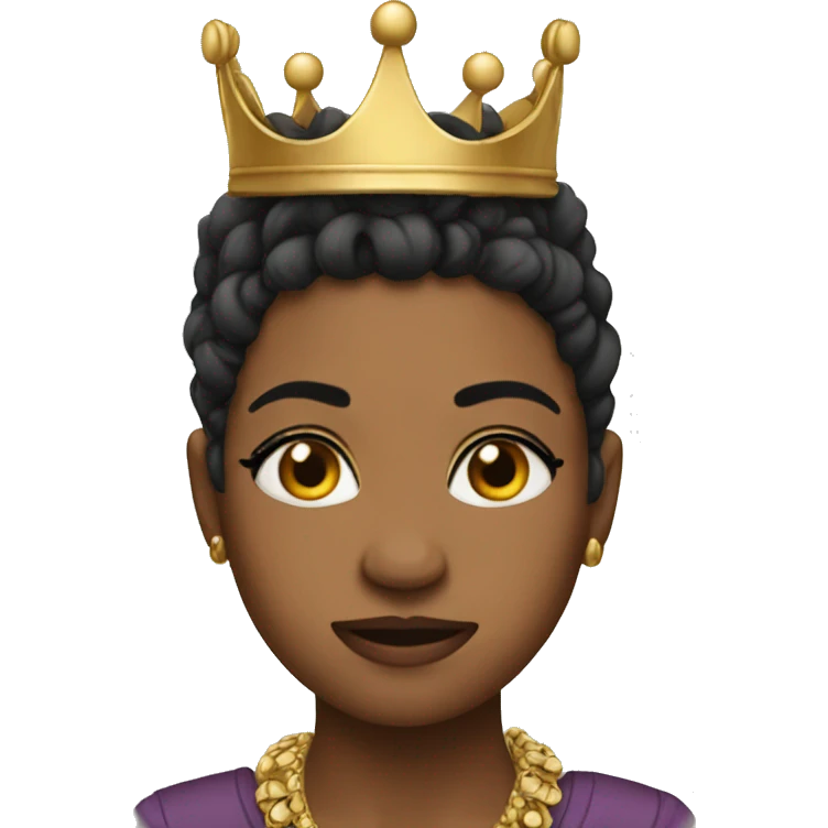 Queen never cry emoji