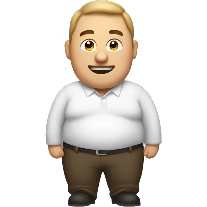 huge belly man emoji