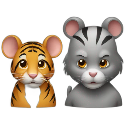 rat with Tiger emoji
