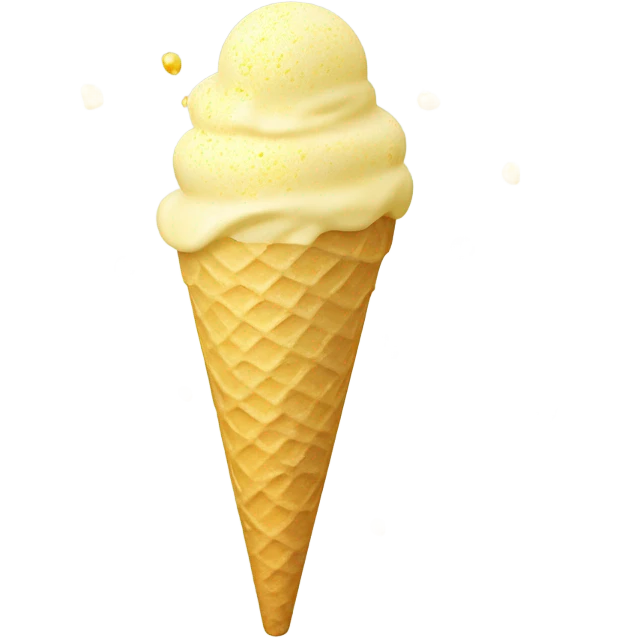 Corn ice cream emoji