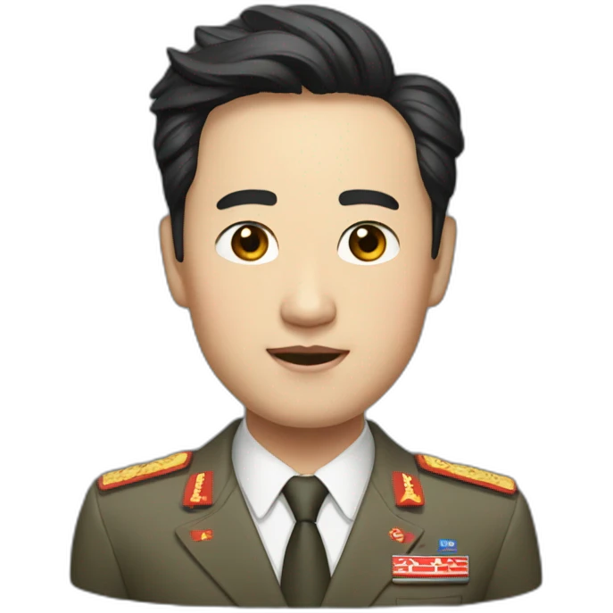 north korea tv announcer emoji