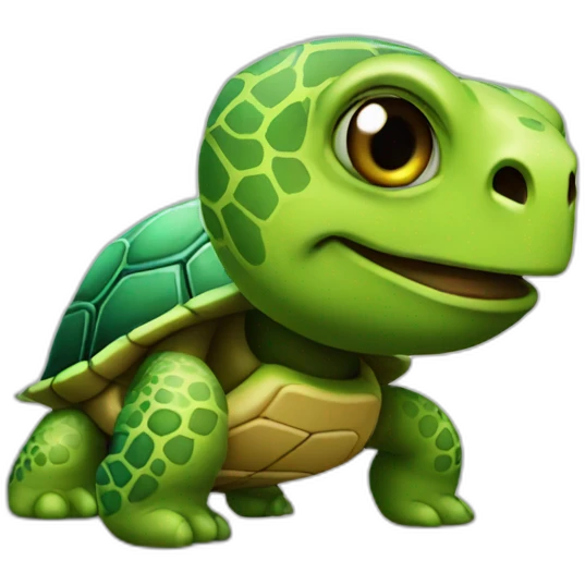 DJ turtle emoji