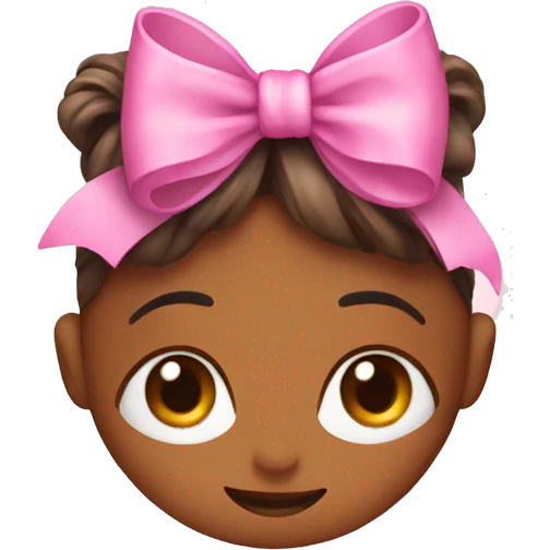 Sweet cut with a bow emoji