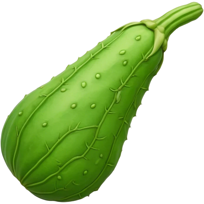 A long bitter gourd emoji