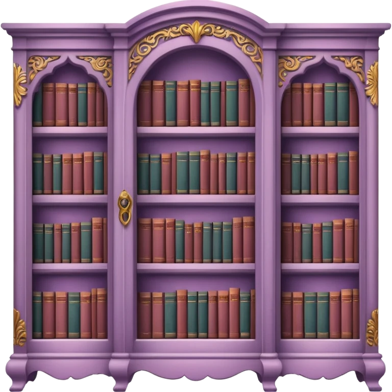 Mauve book shelf emoji
